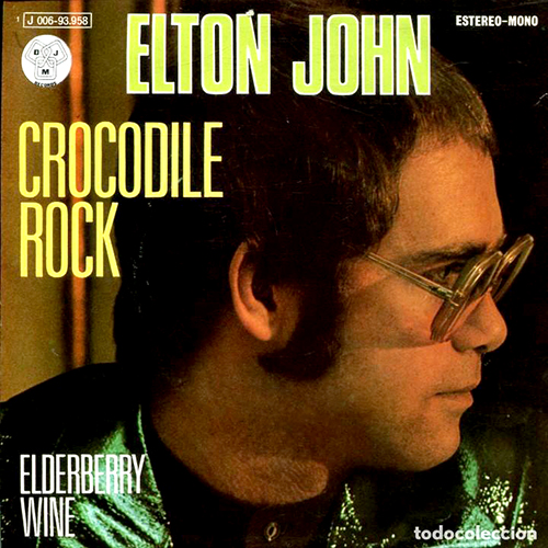 Crocodile Rock - id|artist|title|duration ### 3141|Elton John|Crocodile Rock|223189 - Elton John