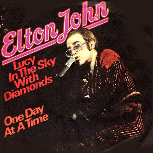 Lucy in the Sky with Diamonds - id|artist|title|duration ### 1704|Elton John|Lucy in the Sky with Diamonds|300345 - Elton John